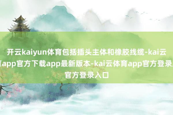 开云kaiyun体育包括插头主体和橡胶线缆-kai云体育app官方下载app最新版本-kai云体育app官方登录入口