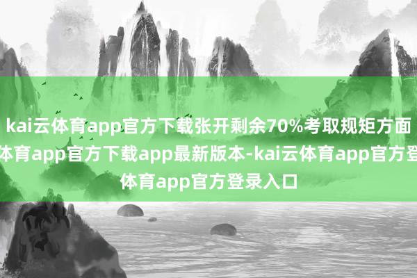 kai云体育app官方下载张开剩余70%考取规矩方面-kai云体育app官方下载app最新版本-kai云体育app官方登录入口