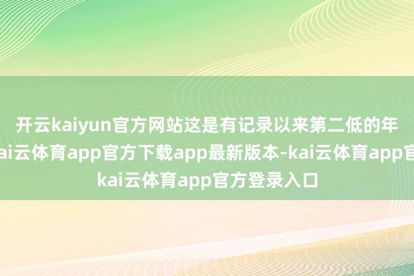 开云kaiyun官方网站　　这是有记录以来第二低的年产量水平-kai云体育app官方下载app最新版本-kai云体育app官方登录入口